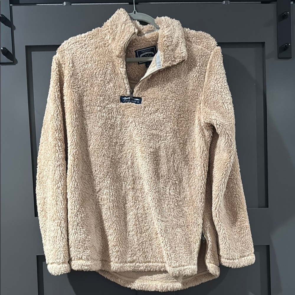 Lauren James Cream Fleece Sweater